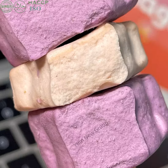 Лучшие продажи на заводе, здоровые и вкусные сублимированные клубничные закуски, сублимированные фрукты, йогурт целиком/ломтик/куб для фруктового салата